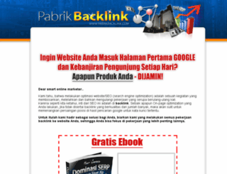 pabrikbacklink.com screenshot