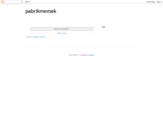 pabrikmemek.blogspot.com screenshot