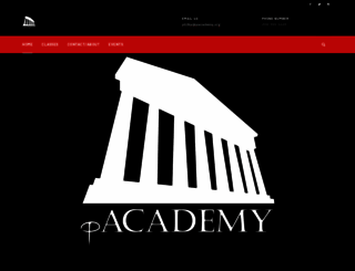 pacademy.org screenshot