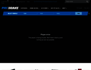 pacbrake.com screenshot