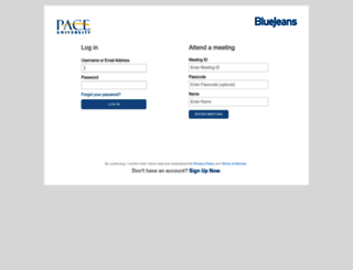 pace.bluejeans.com screenshot