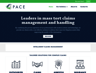 paceclaims.com screenshot