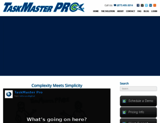 paceop.taskmasterpro.com screenshot
