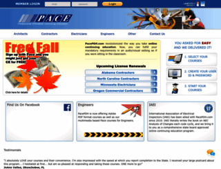 pacepdh.com screenshot