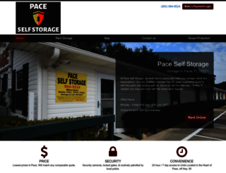 paceselfstorageonline.com screenshot