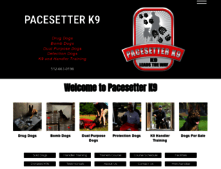 pacesetterk9.com screenshot