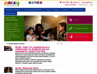 pacey.org.uk screenshot