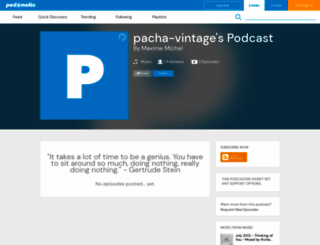 pacha-vintage.podomatic.com screenshot