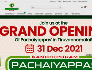 pachaiyappas.in screenshot