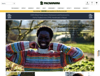 pachamamaknitwear.com screenshot