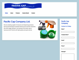 pacific-cap.com screenshot