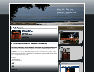 pacific-fence.net screenshot