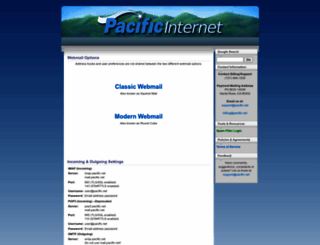 pacific.net screenshot