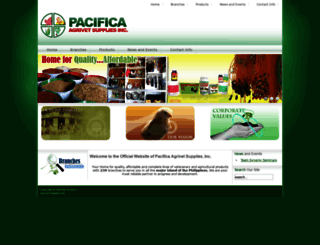 pacificaagrivet.com screenshot