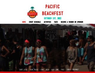 pacificbeachfest.org screenshot