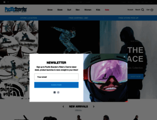 pacificboarder.com screenshot