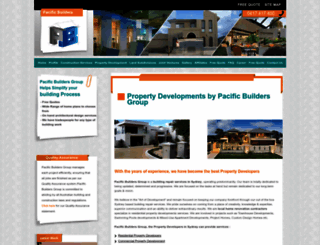 pacificbuilders.com.au screenshot