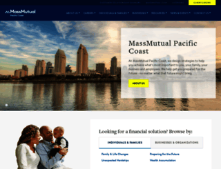 pacificcoast.massmutual.com screenshot
