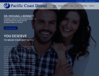 pacificcoastdental.com screenshot