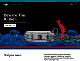 pacificdrums.com screenshot