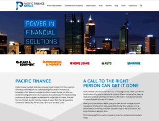 pacificfinance.com.au screenshot