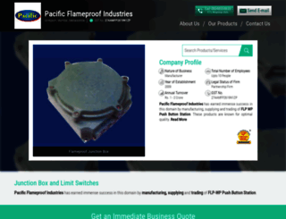 pacificflameproofindustries.com screenshot