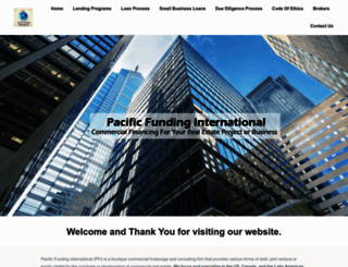 pacificfundinginternational.com screenshot