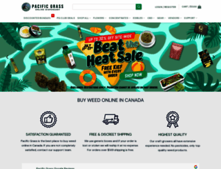 pacificgrass.co screenshot