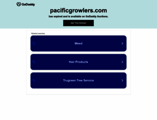 pacificgrowlers.com screenshot