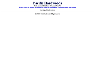 pacifichardwoods.com screenshot