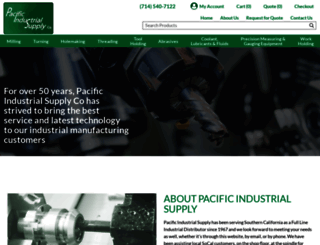 pacificindustrialsupply.com screenshot