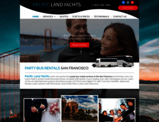 pacificlandyachts.com screenshot