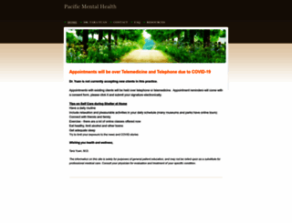 pacificmentalhealth.com screenshot