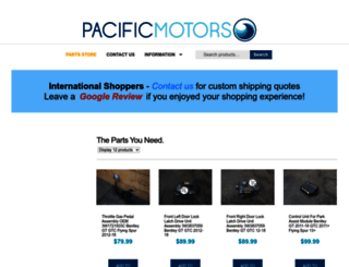 pacificmotors.com screenshot