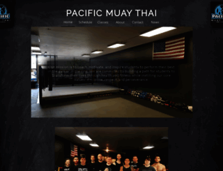 pacificmuaythai.com screenshot