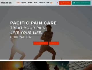 pacificpaincare.com screenshot
