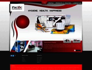 pacificpaperind.com screenshot