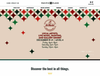 pacificplaceseattle.com screenshot