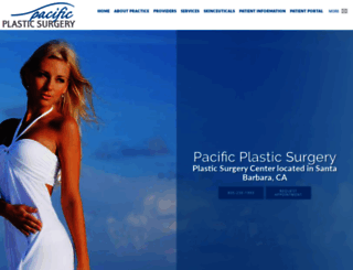 pacificplasticsurgery.com screenshot