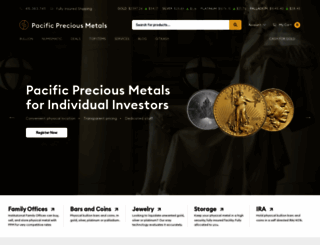 pacificpreciousmetals.com screenshot