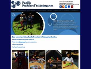 pacificpreschool.com screenshot