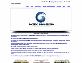 pacificprocessing.com screenshot