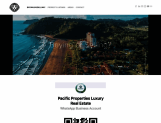 pacificpropertiescr.com screenshot