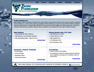 pacificpurification.com screenshot