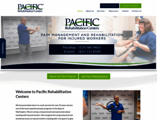 pacificrehabilitation.com screenshot