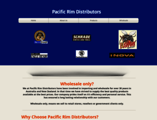 pacificrimdistributors.com.au screenshot