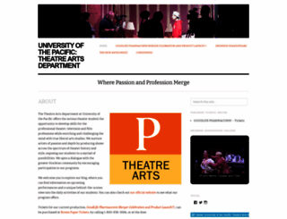 pacifictheatrearts.wordpress.com screenshot