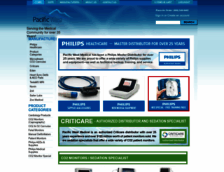 pacificwestmedical.com screenshot