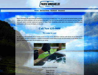pacificwindshields.com screenshot