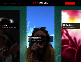 paciolan.com screenshot